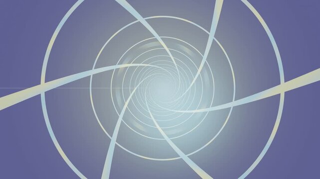 Swirling lines create a tunnel effect in a simple background