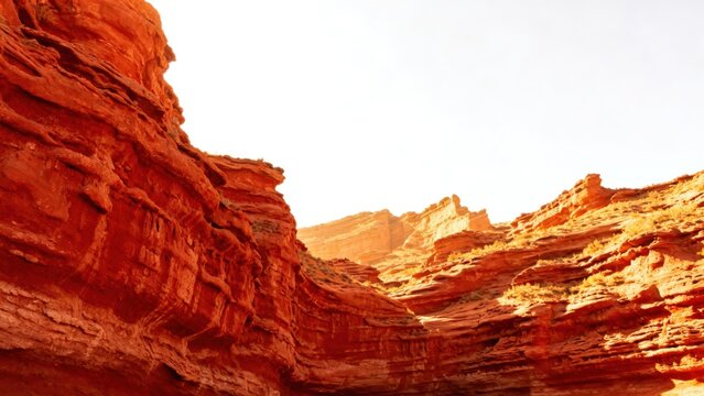 Red rock canyon landscape
