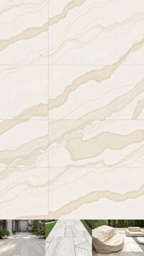 Natural White Travertine Marble Texture for Tiles and PBR Materials