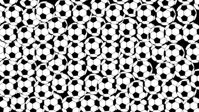 animation of balls stacking up to fill the screen to overlay with a transparent background