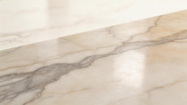 Marble surface with veining pattern