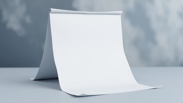 Horizontal 3x4 Poster Mockup Frame with Matte Paper Texture