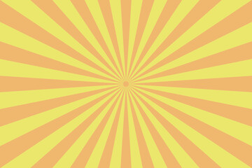 Fototapeta premium Yellow and Orange Sunburst Background for Retro Graphic Design Projects and Vibrant Poster Layouts