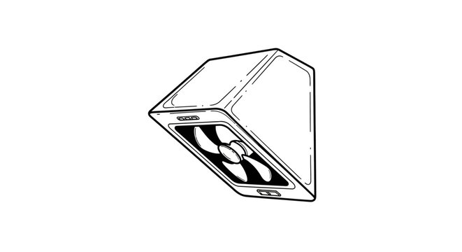 Modern ceiling mounted air vent design.