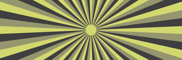 Obraz premium Yellow and Grey Sunburst Background Graphic for Retro Comic Book Style Designs and Dynamic Radial Energy Posters
