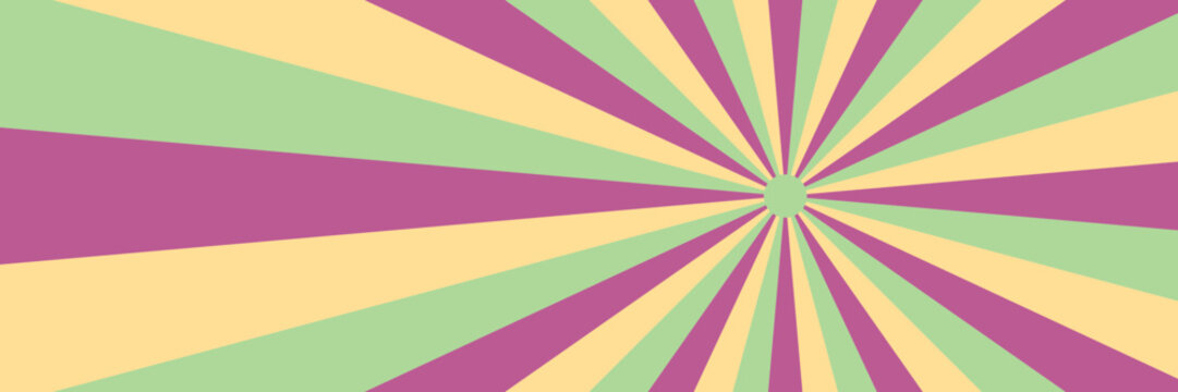 Pastel Sunburst Background for Easter and Spring Designs Retro Starburst Pattern for Festive Party Invitations and Graphic Layouts