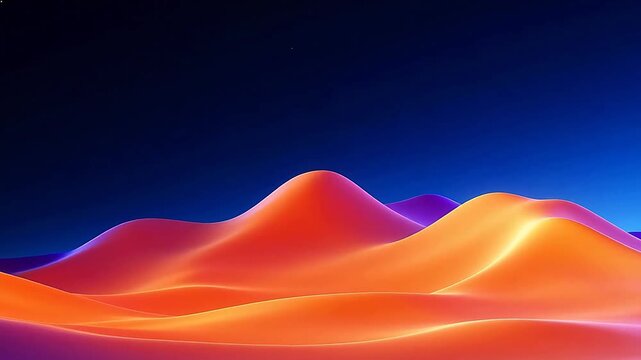 Abstract colorful wave patterns