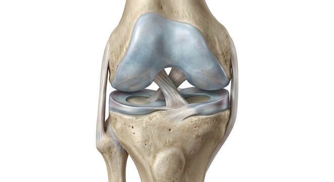 Anatomical Cross-Section of Human Knee Joint