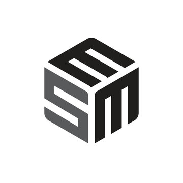 This is a monogram logo design of initial SEM that looks bold and clean in hexagonal shape.