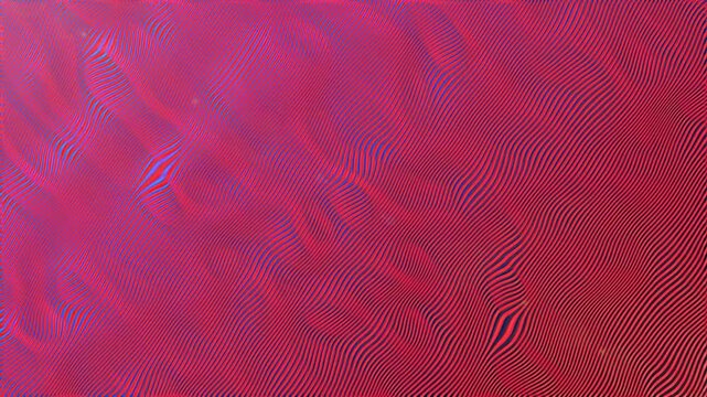 Red background showcases a complex array of swirling moir&eacute; patterns that generate an engaging optical distortion effect which provides a clean canvas with ample copy space for various editorial.