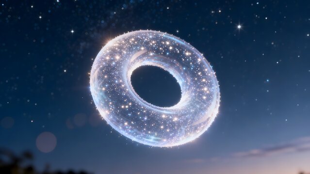 Toroidal shape in starry sky