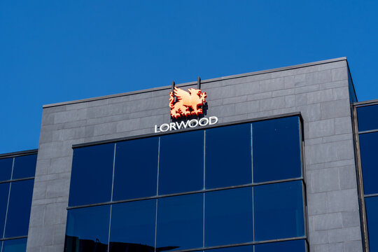 Vaughan, Ontario, Canada - June 13, 2026: Lorwood headquarters building on Rutherford Rd in Vaughan, Ontario, Canada. Lorwood Holdings Incorporated is a property management and development company. 