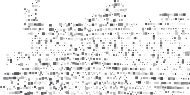 Censor pixeled bar pattern. Nudity skin or sensitive text adult content cover. Abstract censorship blurred mosaic black box. Vector illustration for photo, app or tv.