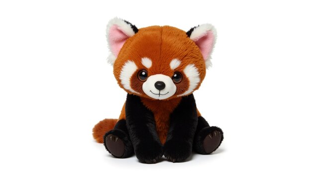 Cute Red Panda Stuffed Animal PNG Cutout