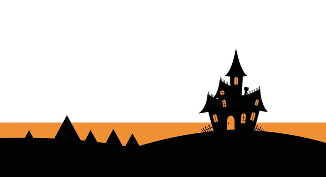 A Haunted Mansion With Spooky Night  Ghostly Illustrations is shown in Business Technology and Travel Category under Culture