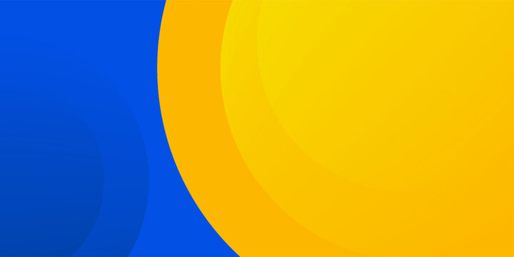 Vector illustration of abstract background in blue and yellow colors.
