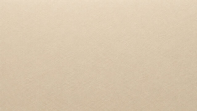 Beige leather texture close up photo with subtle grain and neutral tone