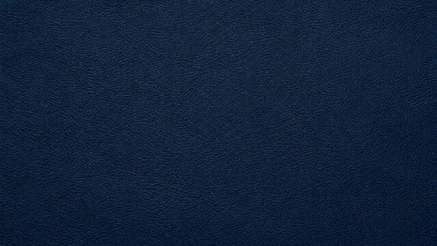 Dark blue leather texture close up detailed surface with subtle grain