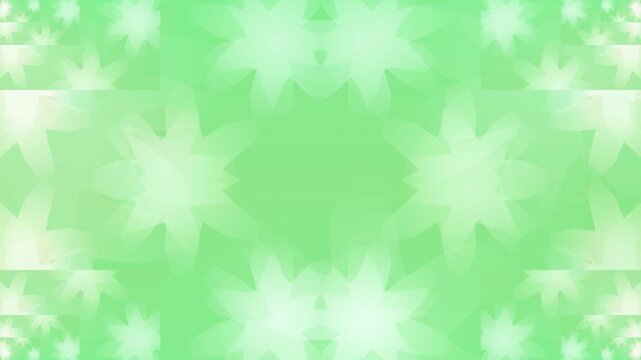 Abstract green flowing geometric shapes animation as a seamless loop background.