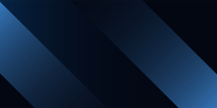 Black dark blue abstract background. Geometric. Line stripe triangle angle corner diagonal 3d. Gradient. Light  shadow abstract