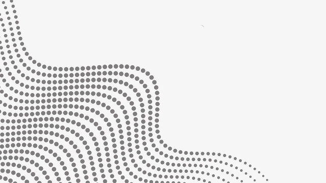Abstract Dotted Wave Pattern Background