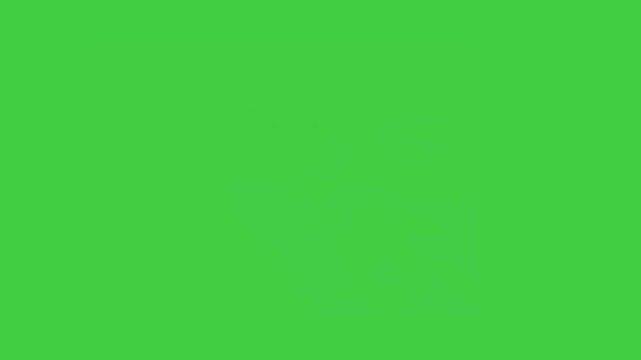 Animated glowing lightning scribble effect on green screen background, ideal for visual effects, motion design, and professional video editing.
