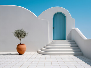 white house in greece © 芷仪 黄