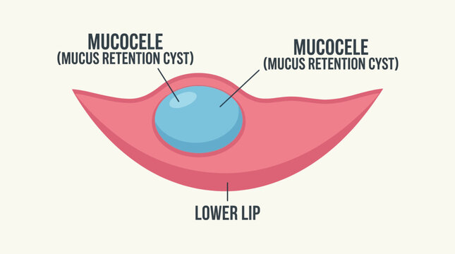 Mucocele Mucus Retention Cyst Lower Lip