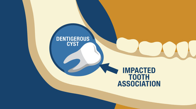 Dentigerous Cyst Impacted Tooth Association