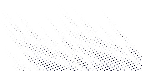 Naklejka premium Dots halftone white \u0026 blue color pattern gradient grunge texture background. Dots pop art comics sport style vector illustration