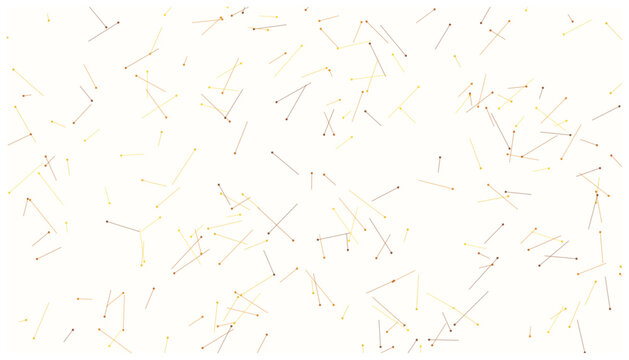 Hand drawn messy line art background with dots and dashes in warm yellow and brown tones.