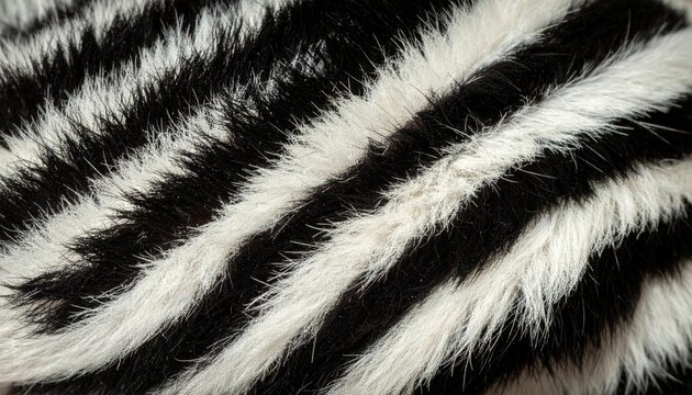 Close-up of zebra fur texture.