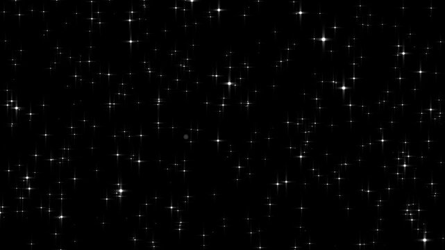Glitter sparkle shine effect, twinkling glitter sparkle animation with glowing white doodle stars, magic dust particle, sparkle burst animation, shining twinkle transition.