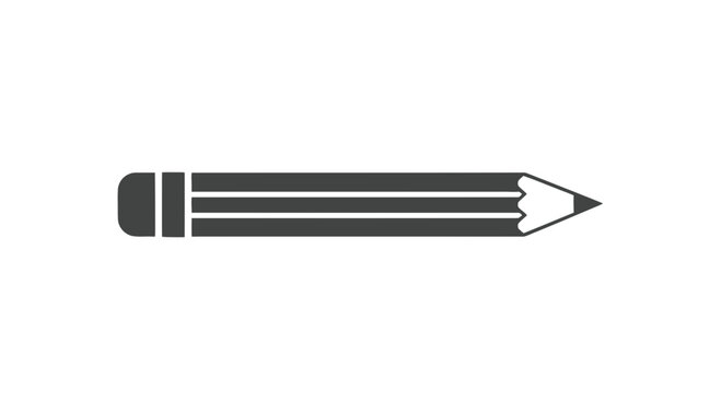 Black and White Pencil Illustration.
