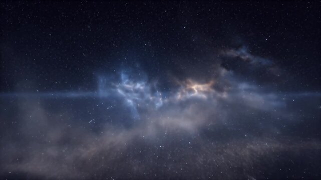 Deep space exploration nebula cloud cosmic star field dreamy night sky background abstract texture dreamy glow mystical atmosphere fantasy universe concept mysterious atmosphere invites quiet