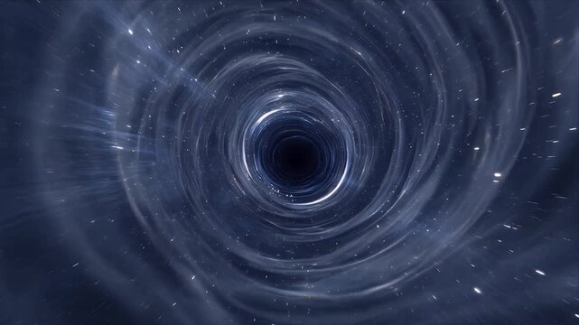 Deep space exploration black hole tunnel swirl cosmic vortex galaxy background star field abstract wormhole science fiction light speed universe spiral astronomy concept mysterious void fantasy sky