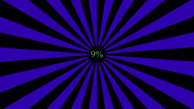 Neon test.9 Abstract Spiral Spinning Motion Looping Isolated Video. It seems like a hypnotizing Scene. Sunburst Retro Constantly Spinning On A Black Background. 