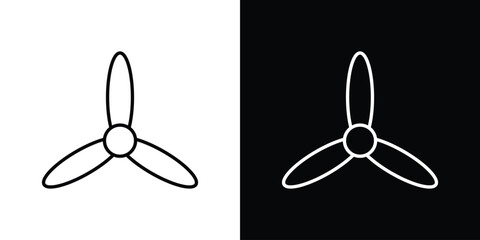 Airscrew icon for web or mobile apps. EPS10 © Tareem