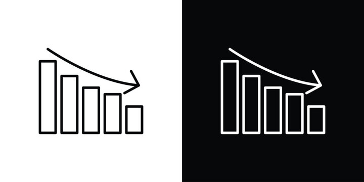 Decrease icon for web or mobile apps. EPS10