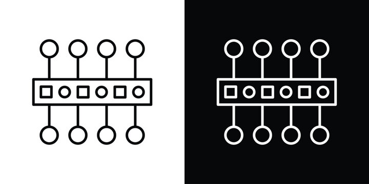 Proxy server icon for web or mobile apps. EPS10
