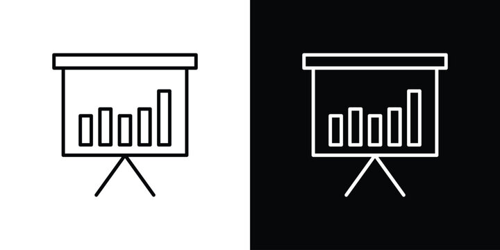 Slideshow icon for web or mobile apps. EPS10