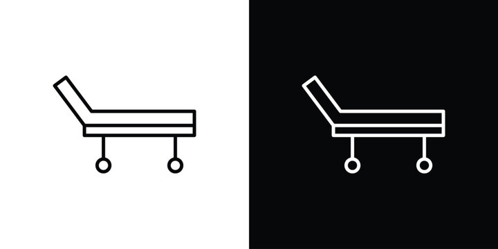 Stretcher icon for web or mobile apps. EPS10