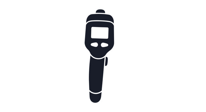 Digital Thermometer Device with LCD Display.