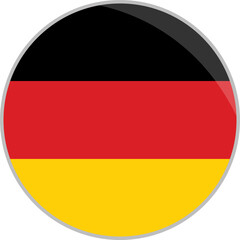 Obraz premium german flag waving, german flag looping animation, flag of germany