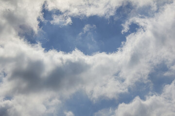 Fototapeta premium It is a blue sky and clouds.