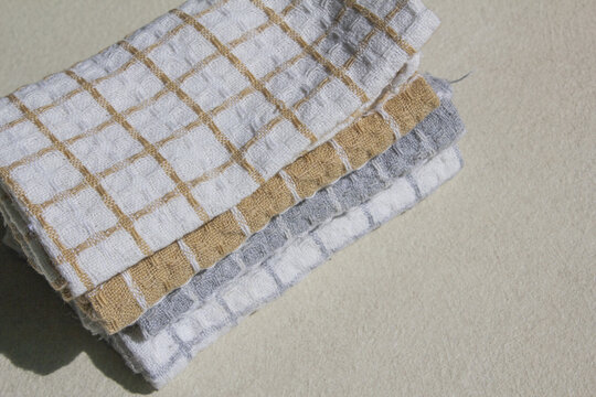 These are stacks of fabric dishcloths.