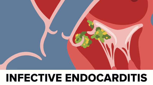 Infective Endocarditis Microbial Growth Heart Valve Vegetation