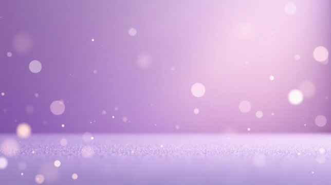 Lavender Sparkle Background Shimmering Glittery Surface with Soft Bokeh Lights for Elegant Designs