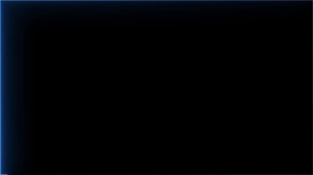 rotating rectangular border frame animation around screen edge.