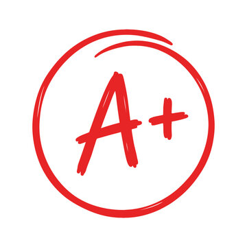A plus graphic badge sits inside a bold red circle
